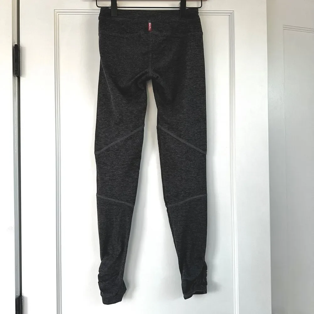 Hard Tail Legging‎ Dark Charcoal Heather Size XS Athletic Keyhole Detail